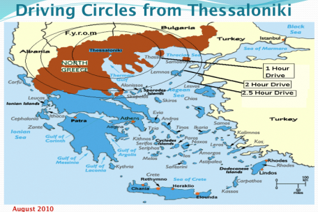 Driving Circles from Thessaloniki Driving Circles fromThessaloniki
